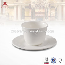 Tasses et soucoupes de thé de porcelaine de porcelaine d&#39;os bon marché, tasse et ensemble de soucoupe